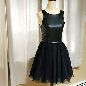 Love... ady Size S  Faux Leather and Tulle…